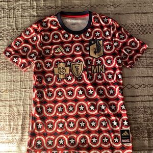 Marvel X Minnesota FC Soccer Jersey Sz M